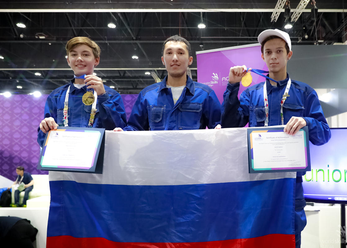 Cборная РФ собрала рекордное количество наград на чемпионате мира по профессиональному мастерству